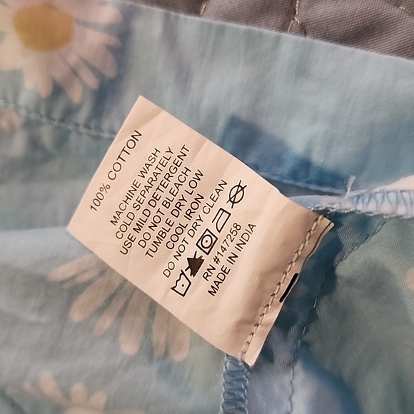 Simply Southern Size Medium Womens Light Blue With Daisies Dress - Picture 14 of 15